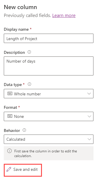 Add calculated column.