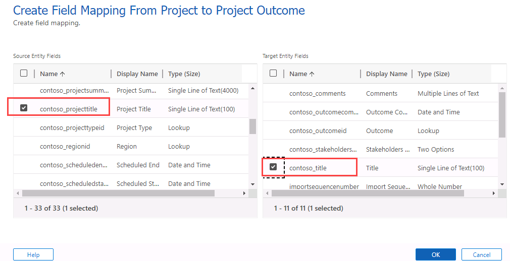 New mapping pane.